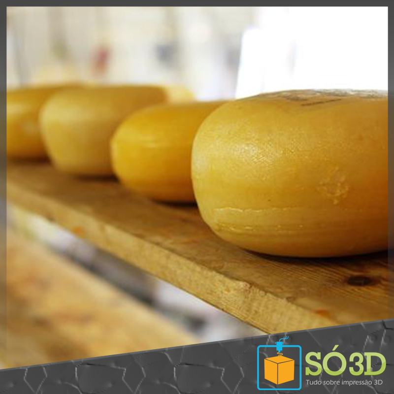 Pesquisadores avaliam queijo impresso em 3D<