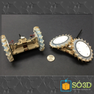 Robô Puffer, impresso em 3D, pode ser companheiro do Roover.