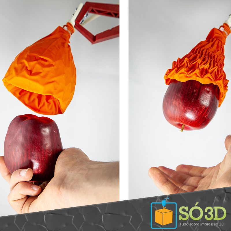 MIT usa impressão 3D para construir uma pinça de robô ‘origami’ que agarra objetos com 120 vezes o seu peso<
