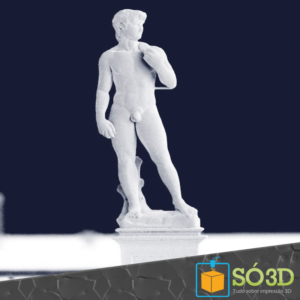 Cientistas imprimem em 3D versão em cobre microscópica da estátua de David