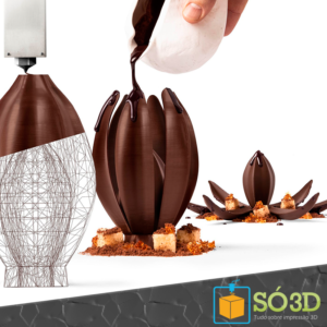 Moldes de Chocolate Suíço Impressos em 3D