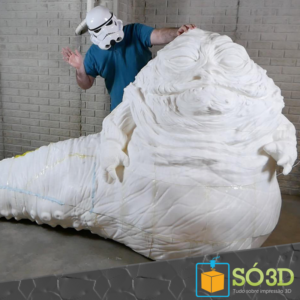 Incríveis impressões em 3D: Jabba The Hutt